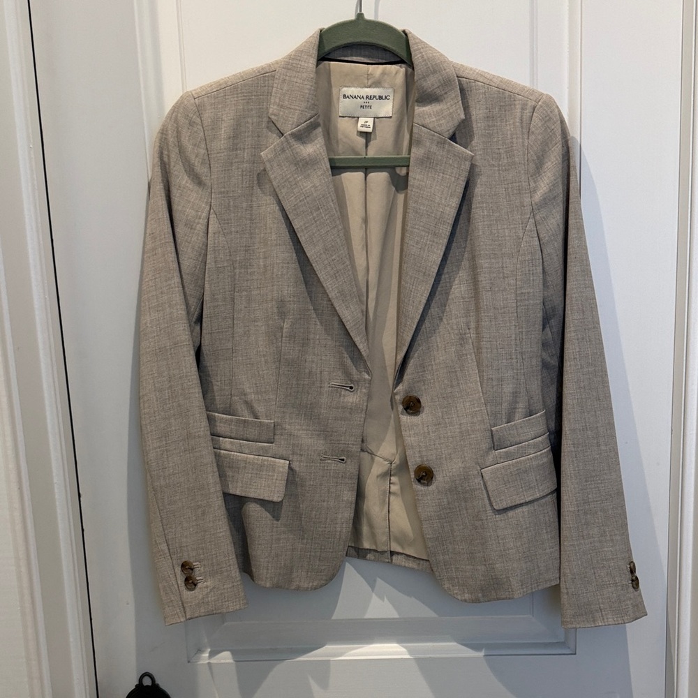 Banana Republic Light Tan Blazer